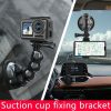 Suction Cup Jaws Flex Clamp Mount for GoPro, Insta360, DJI and Other Action Cameras (Black) - Image 14