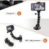 Suction Cup Jaws Flex Clamp Mount for GoPro, Insta360, DJI and Other Action Cameras (Black) - Image 7