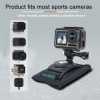 RUIGPRO Hook and Loop Fastener Backpack Rec-Mounts Clip Clamp Mount with Screw for GoPro, Insta360, DJI and Other Action Cameras (Black) - Image 9