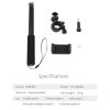 STARTRC Sports Camera Dedicated Universal Mobile Phone Clip Self-timer Extension Rod for DJI OSMO Action - Image 10