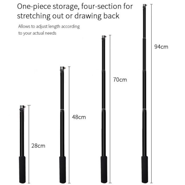 STARTRC Sports Camera Dedicated Universal Mobile Phone Clip Self-timer Extension Rod for DJI OSMO Action - Image 6