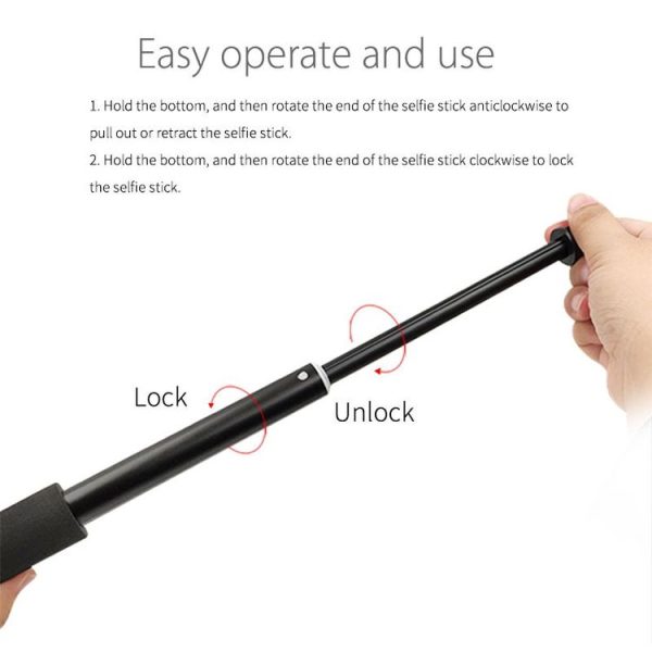 STARTRC Sports Camera Dedicated Universal Mobile Phone Clip Self-timer Extension Rod for DJI OSMO Action - Image 8