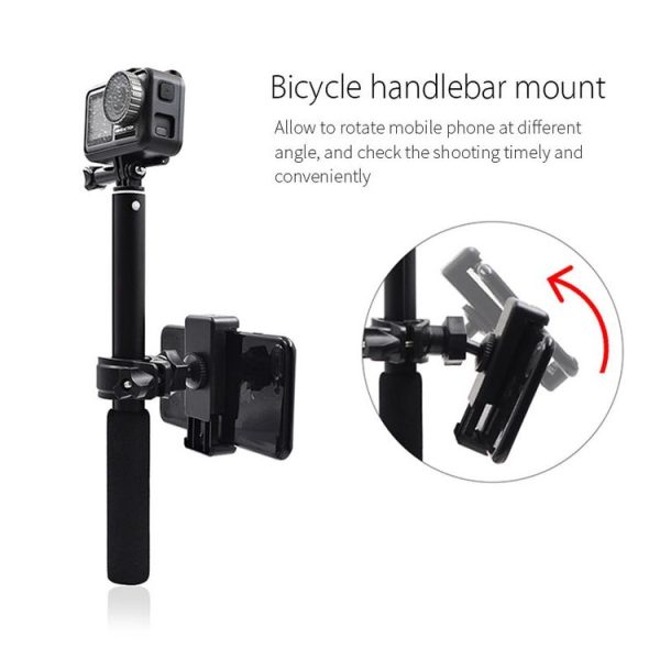 STARTRC Sports Camera Dedicated Universal Mobile Phone Clip Self-timer Extension Rod for DJI OSMO Action - Image 9