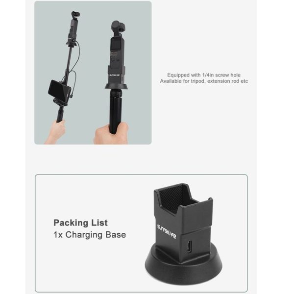 Sunnylife OP-DZ9224 Desktop Charging Base Bracket for DJI OSMO Pocket - Image 9