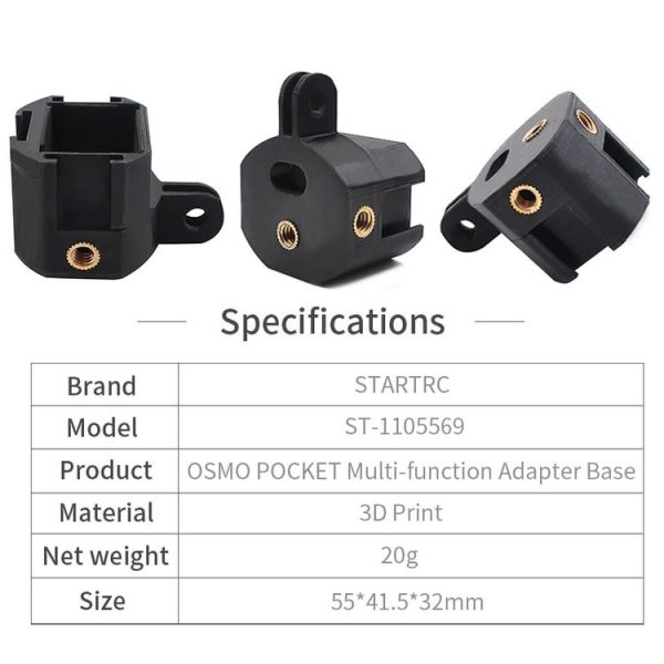 STARTRC 1105569 Multi-function Adapter Base for DJI OSMO Pocket - Image 7
