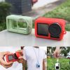 Silicone Protective Case with Lens Cover & Lanyards for DJI Osmo Action (Sky Blue) - Image 5