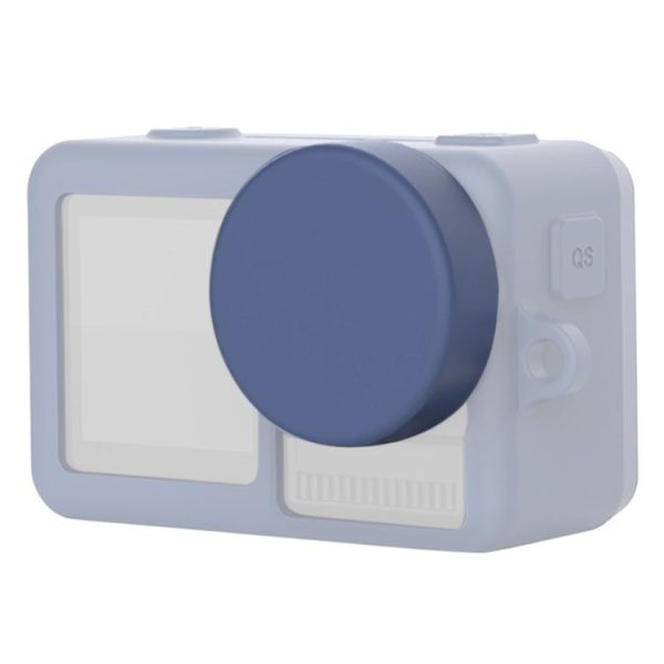 Silicone Protective Lens Cover for DJI Osmo Action (Blue) - Image 3