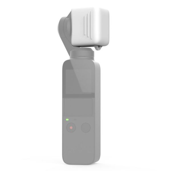 Silicone Protective Lens Cover for DJI OSMO Pocket (White) - Image 2