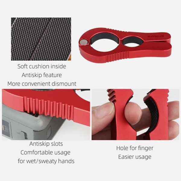 Sunnylife OA-T9226 Diving Filter Removal Tool Wrench Wizard for Dji Osmo Action (Red) - Image 8