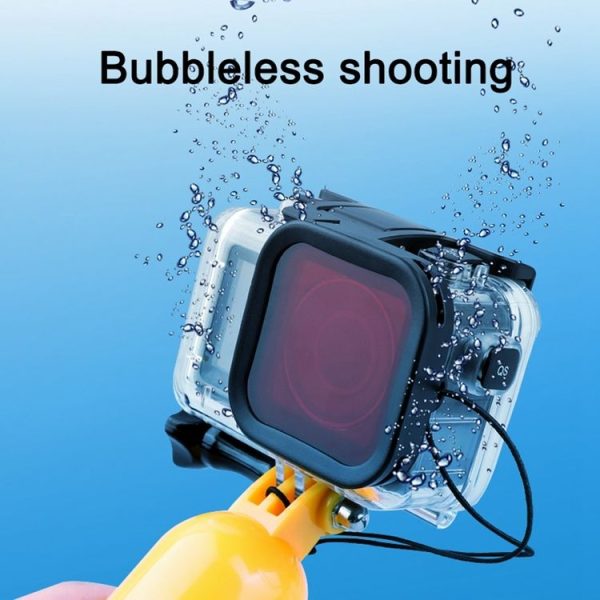 DJI Osmo Action 1 Underwater Waterproof Housing Diving Case Kits with Pink / Red / Purple Lens Filter - Image 11