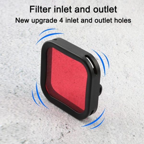DJI Osmo Action 1 Underwater Waterproof Housing Diving Case Kits with Pink / Red / Purple Lens Filter - Image 6