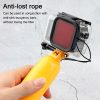 DJI Osmo Action 1 Underwater Waterproof Housing Diving Case Kits with Pink / Red / Purple Lens Filter - Image 7