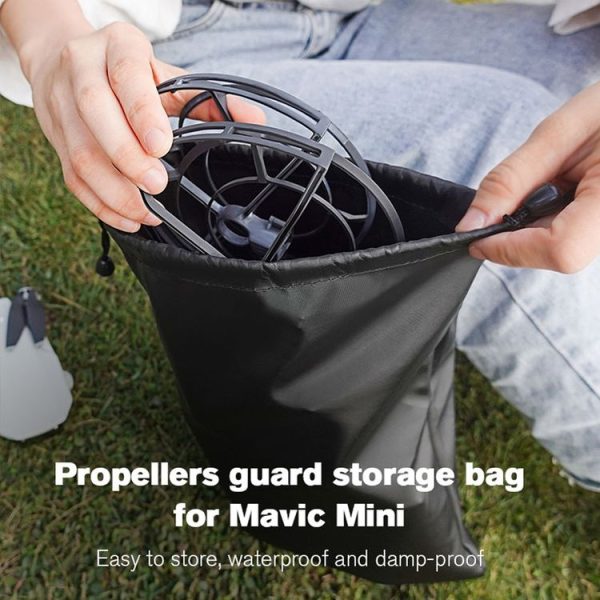 STARTRC Portable Blade Guard PU Storage Bag for DJI Mavci Mini Drone (Black) - Image 5