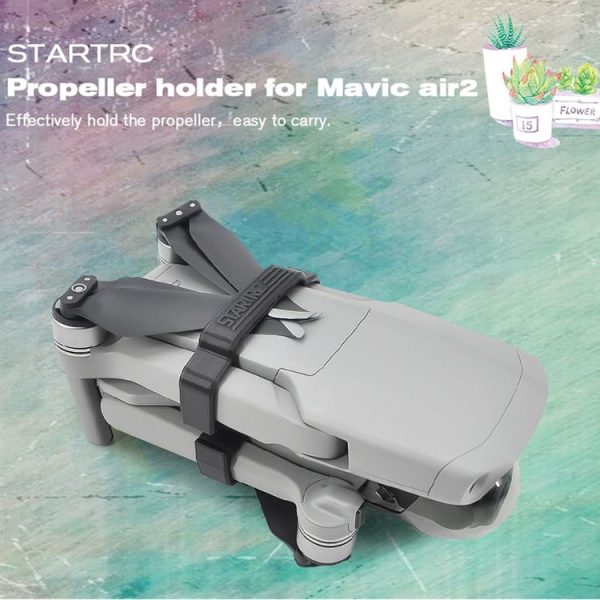 STARTRC Blade Holder Plastic Fixed Propeller Fixer Guard for DJI Mavic Air 2 (Black) - Image 5