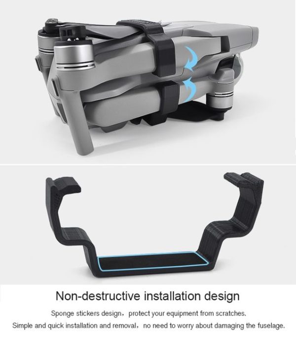 STARTRC Blade Holder Plastic Fixed Propeller Fixer Guard for DJI Mavic Air 2 (Black) - Image 9