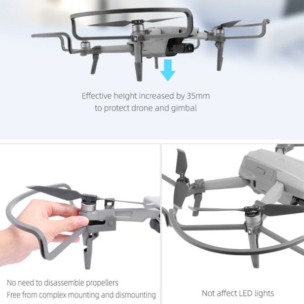Sunnylife AIR2-KC322 Foldable Integrated Tripod Anti-collision Ring for DJI Mavic Air 2 - Image 3