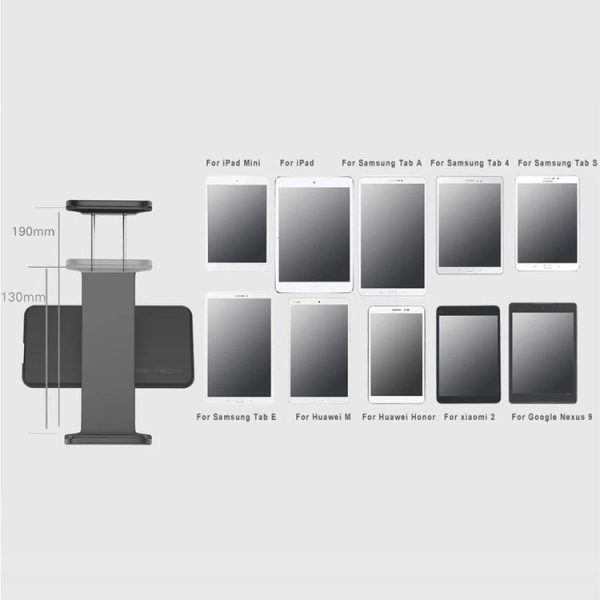 PGYTECH PGY-MRC-005 Aviation Aluminum Remote Control Tablet Holder for DJI Mavic Pro / Air 2 / Spark / Mavic 2 - Image 7