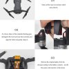 STARTRC 5 in 1 Height Extender Damping Landing Leg Brackets + External Power Supply Delay for DJI Mavic Air - Image 11