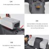 STARTRC 5 in 1 Height Extender Damping Landing Leg Brackets + External Power Supply Delay for DJI Mavic Air - Image 12
