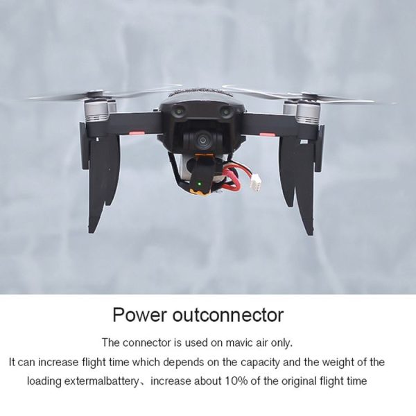 STARTRC 5 in 1 Height Extender Damping Landing Leg Brackets + External Power Supply Delay for DJI Mavic Air - Image 6