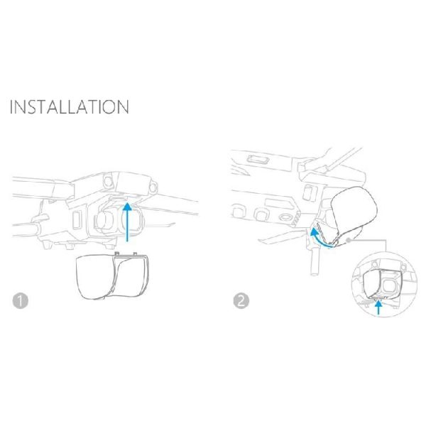 PGYTECH P-HA-041 Lens Hood for DJI Mavic 2 Pro / Zoom - Image 3