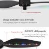 STARTRC 1 Pair Foldable Color LED Flash Lamp 7238 Low Noise Propellers for DJI Mavic Air 2 (Black) - Image 10