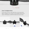 STARTRC 1 Pair Foldable Color LED Flash Lamp 7238 Low Noise Propellers for DJI Mavic Air 2 (Black) - Image 11