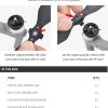 STARTRC 1 Pair Foldable Color LED Flash Lamp 7238 Low Noise Propellers for DJI Mavic Air 2 (Black) - Image 15