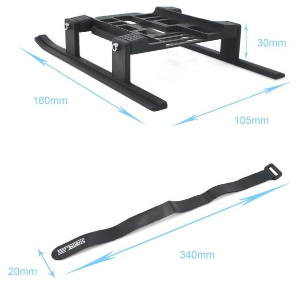 Shockproof Quick Release Anti-collision Landing Gear Height Extender Holder for Xiaomi FIMI X8 SE (Black) - Image 3