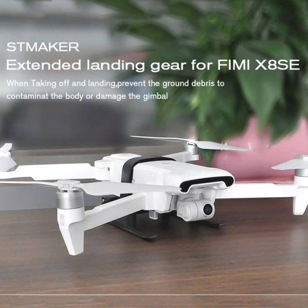 Shockproof Quick Release Anti-collision Landing Gear Height Extender Holder for Xiaomi FIMI X8 SE (Black) - Image 4