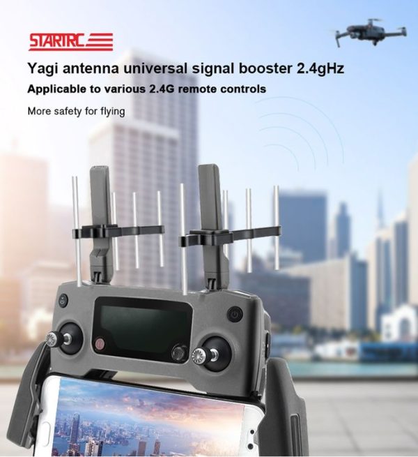 STARTRC Universal Yagi Antenna Signal Enhancer for DJI / FIMI X8SE / Radiolink / Flysky / Frsky / Wfly Drone (Black) - Image 6