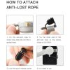 STARTRC Phone Holder Clip Anti-lost Rope Strap Anti-drop for DJI OM4 / Osmo Mobile 3 (Black) - Image 10
