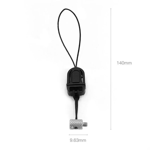 STARTRC Phone Holder Clip Anti-lost Rope Strap Anti-drop for DJI OM4 / Osmo Mobile 3 (Black) - Image 3