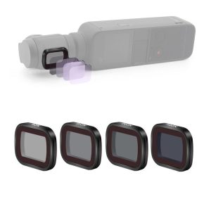 STARTRC 4 in 1 ND8 + ND16 + ND32 + ND64 Optical Glass Lens Filter Kits for DJI OSMO Pocket 2