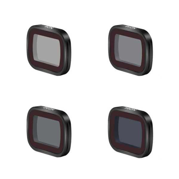 STARTRC 4 in 1 ND8 + ND16 + ND32 + ND64 Optical Glass Lens Filter Kits for DJI OSMO Pocket 2 - Image 2