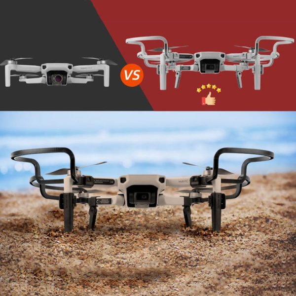 Sunnylife 4 PCS Anti-collision Protectors Guard Bumpers with Heightened Landing Legs for DJI Mini 2 (Black) - Image 11