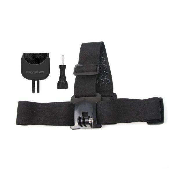 Sunnylife Elastic Adjustable Head Strap Mount Belt with Adapter for DJI OSMO Pocket 2 (Black) - Image 9