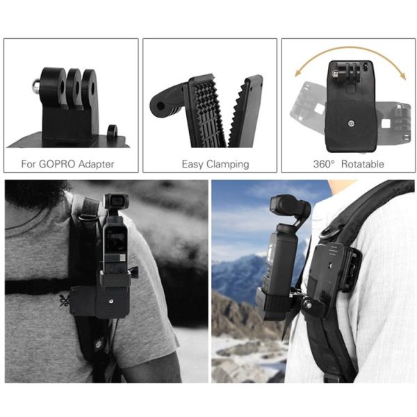 Sunnylife OP-Q9196 Metal Adapter + Bag Clip for DJI OSMO Pocket 2 - Image 8