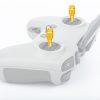 STARTRC 1109428 Expansion Heighten Retractable Adjustment Aluminum Alloy Rocker Joystick for DJI FPV Remote Control (Gold)
