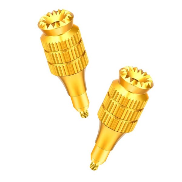 STARTRC 1109428 Expansion Heighten Retractable Adjustment Aluminum Alloy Rocker Joystick for DJI FPV Remote Control (Gold) - Image 2