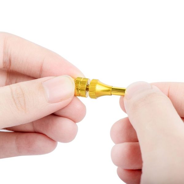 STARTRC 1109428 Expansion Heighten Retractable Adjustment Aluminum Alloy Rocker Joystick for DJI FPV Remote Control (Gold) - Image 4
