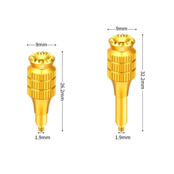 STARTRC 1109428 Expansion Heighten Retractable Adjustment Aluminum Alloy Rocker Joystick for DJI FPV Remote Control (Gold) - Image 5