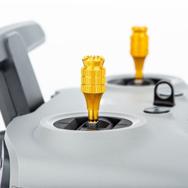 STARTRC 1109428 Expansion Heighten Retractable Adjustment Aluminum Alloy Rocker Joystick for DJI FPV Remote Control (Gold) - Image 9