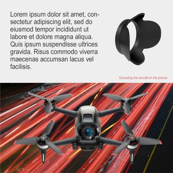 Camera Lens Protective Hood Sunshade For DJI FPV - Image 4