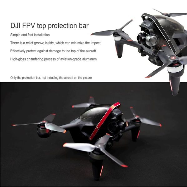 Drone Upper Apex Bumper Protection Bumper For DJI FPV (Red) - Image 3