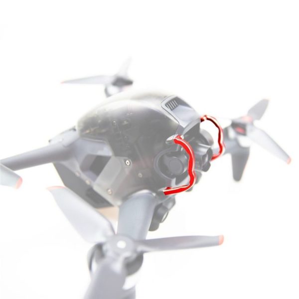Gimbal Drone Bumper Protection Bumper For DJI FPV (Red)
