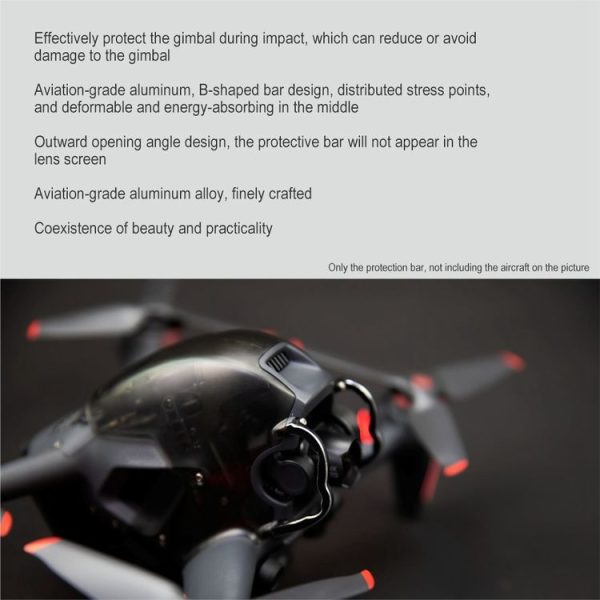 Gimbal Drone Bumper Protection Bumper For DJI FPV (Red) - Image 4