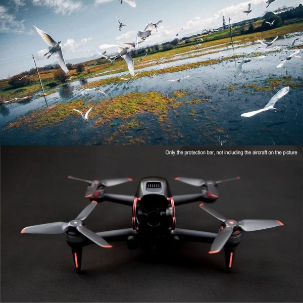 Gimbal Drone Bumper Protection Bumper For DJI FPV (Red) - Image 5