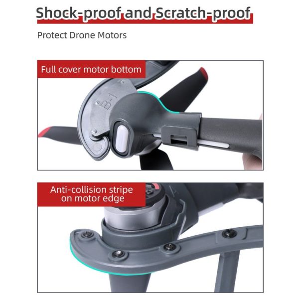 Sunnylife FV-LG543 Guard Heightened Anti-collision Anti-drop Landing Gear Holder for DJI FPV Drone - Image 5