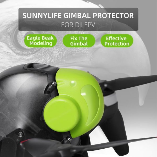 Sunnylife FV-Q9331 Camera Lens Protective Hood Sunshade Cool Eagle Cover for DJI FPV Drone (Green) - Image 3